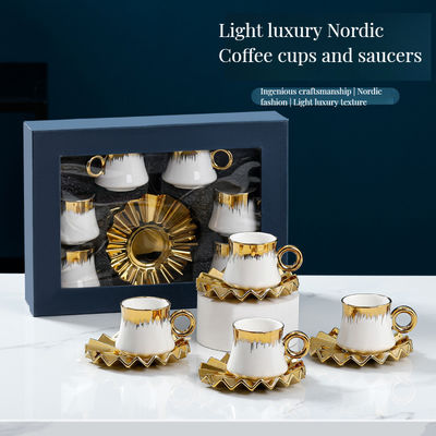 Elegantes Design für Kaffee-Tee-Tapeten, Keramik-Dinner-Set für nachhaltiges Leben