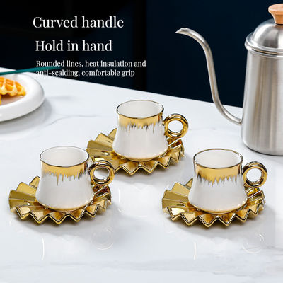 Elegantes Design für Kaffee-Tee-Tapeten, Keramik-Dinner-Set für nachhaltiges Leben