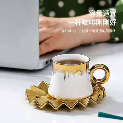 Elegantes Design für Kaffee-Tee-Tapeten, Keramik-Dinner-Set für nachhaltiges Leben