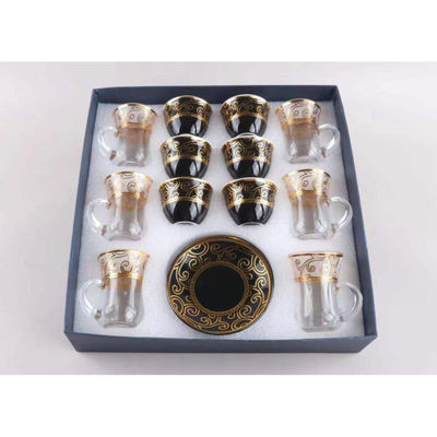 Getränke-Typ Kaffee-Tee-Sets 2024 Mehrfachverwendbare Porzellan-Glasbecher mit Glasmaterial