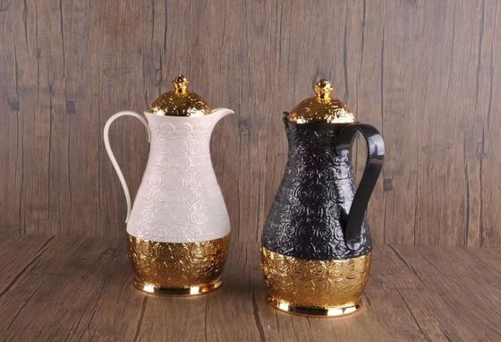 Europa Design Zwei Stück Glas Liner Thermosflasche Metallkörper Kaffee Vakuumflaschen