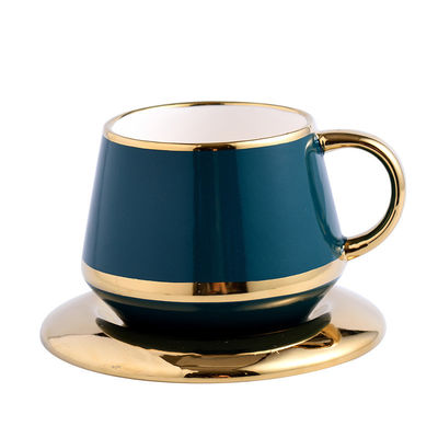 Kaffeetassen mit Goldkanten Keramik Tee Set101 mit Edelstahl