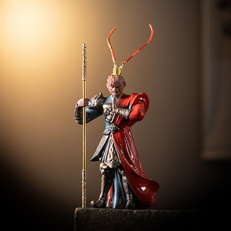 2024 Schwarzer Mythos Wukong LED Licht Weihrauchbrenner Zeitgenössischer Design Stil Wohnkultur