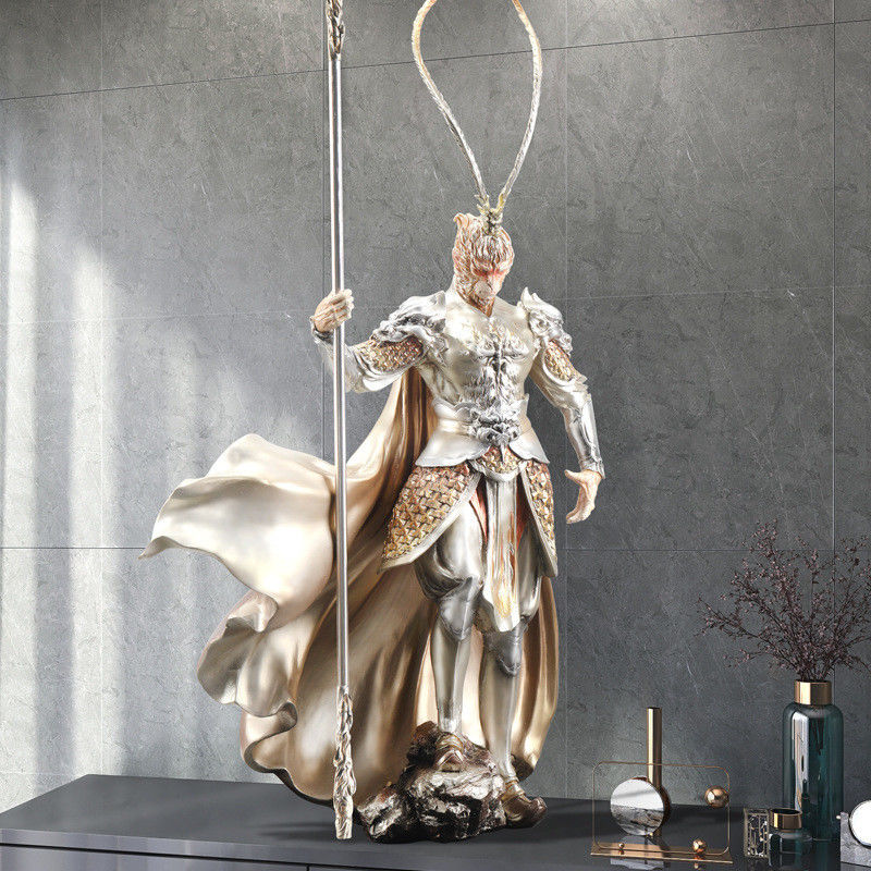 Schwarze Mythologie Affenkönig Schreibtischfigur für Jubiläumsfeiern und Innenarchitektur