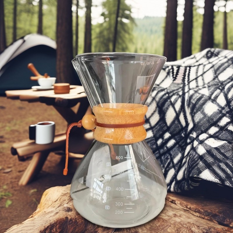 Klassische Vintage Active Glaze Keramik Filter Edelstahl Hand Tropfen Kaffeeserver Set