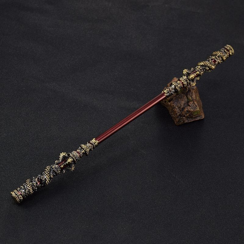 Unregelmäßiges 35cm Vollmetall Handwerk Affenkönig Ruyi Jingu Bang Modell für Jahrestag