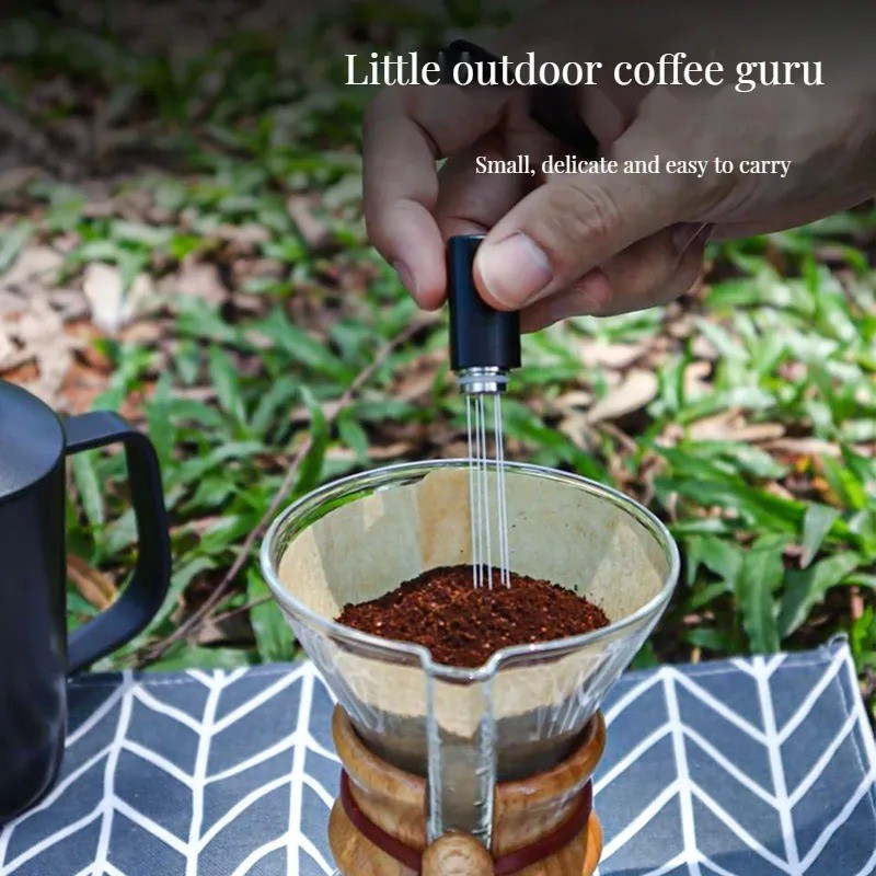 HIGHWIN Moderne 0,4 mm 5 Nadeln Espresso-Verteilungswerkzeug für Schwarzkaffee-Pulverfilter