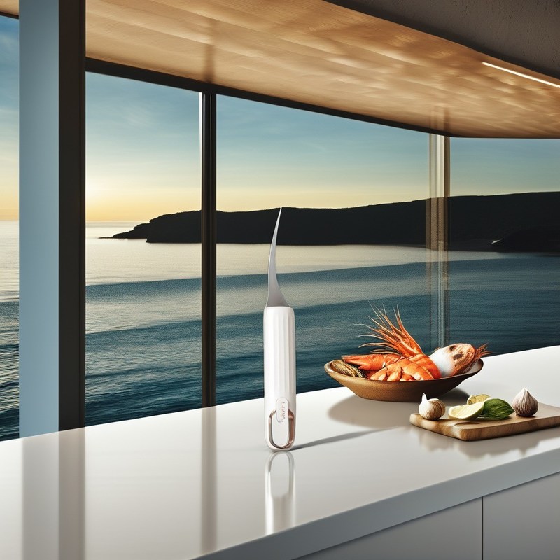 Metall-Garnelen-Devineur-Messer und Fischschuppen-Verarbeitungswerkzeug für die Zubereitung von Meeresfrüchten