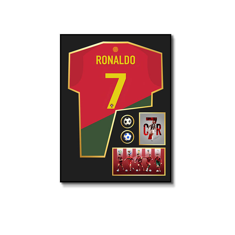 Ronaldo Collection Moderne Glaskristall 3D Wandmalerei für Schlafzimmer oder Bettdekor