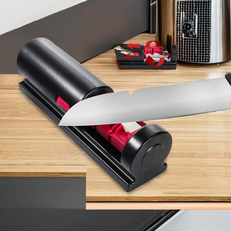 Design 4-in-1 Keramik-Diamant-Messer-Schere für professionelle Küchengeräte