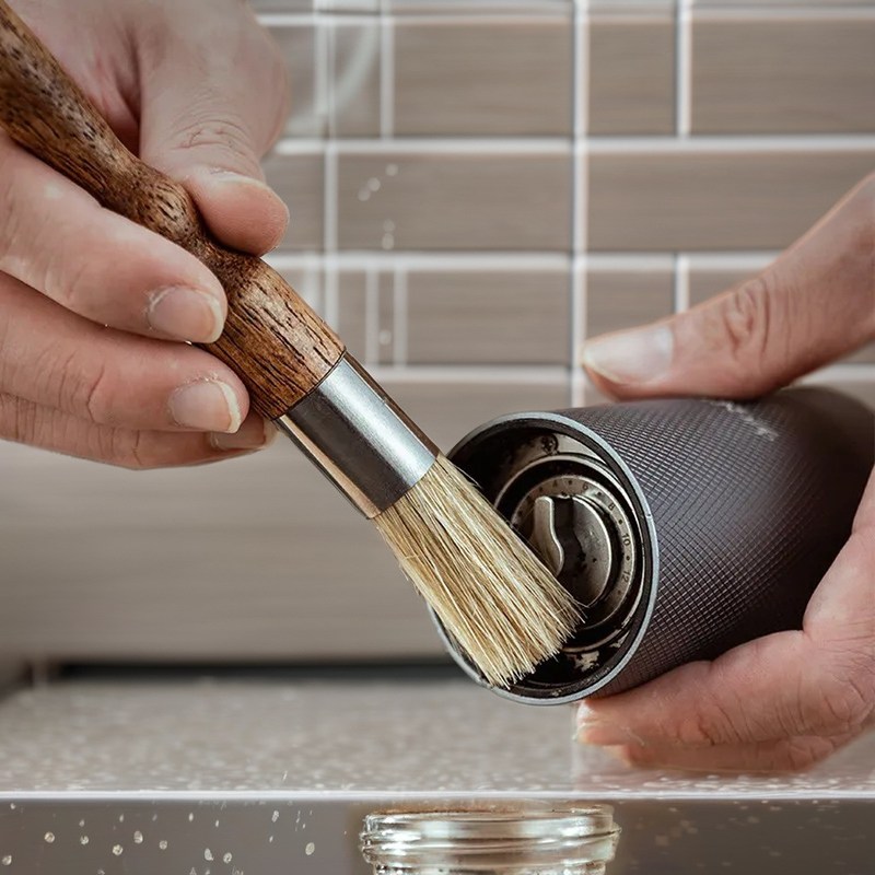 Langgreifende Reinigungsbürste für tragbare Espresso-Werkzeuge Handgestaltung im Bad