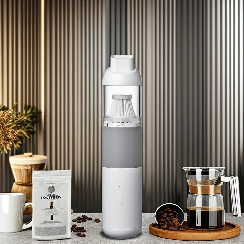 Umweltschonender kleiner wiederaufladbarer Schreibtischkaffeepulverreiniger zur Reinigung von Arbeitsplatten