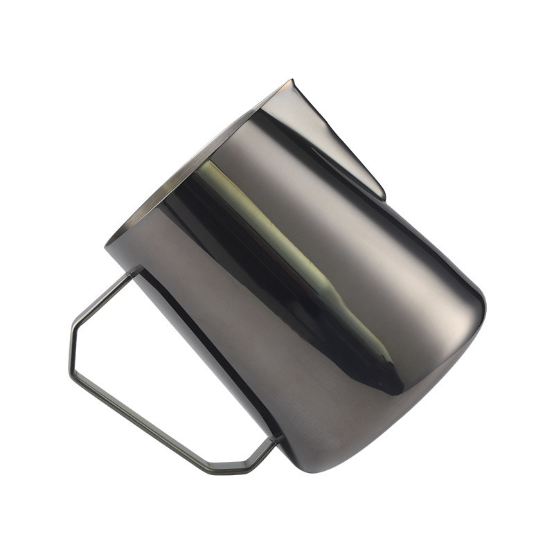 Kaffee-Tee-Werkzeuge Edelstahl 304 350ml 600ml 12oz Schaumkrug mit Spritzer