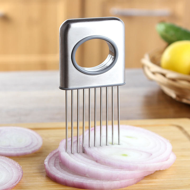 Home Küche Dauerhafte Edelstahl Gemüseschneider Metall-Schneider Nadelschneider