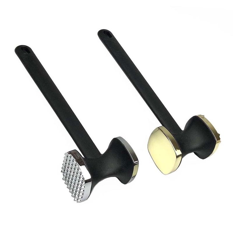 Doppelseitiges Zink-Legierung-Guss-Fleisch-Tenderizer-Fleisch-Hammer für Steak-TV-Shopping