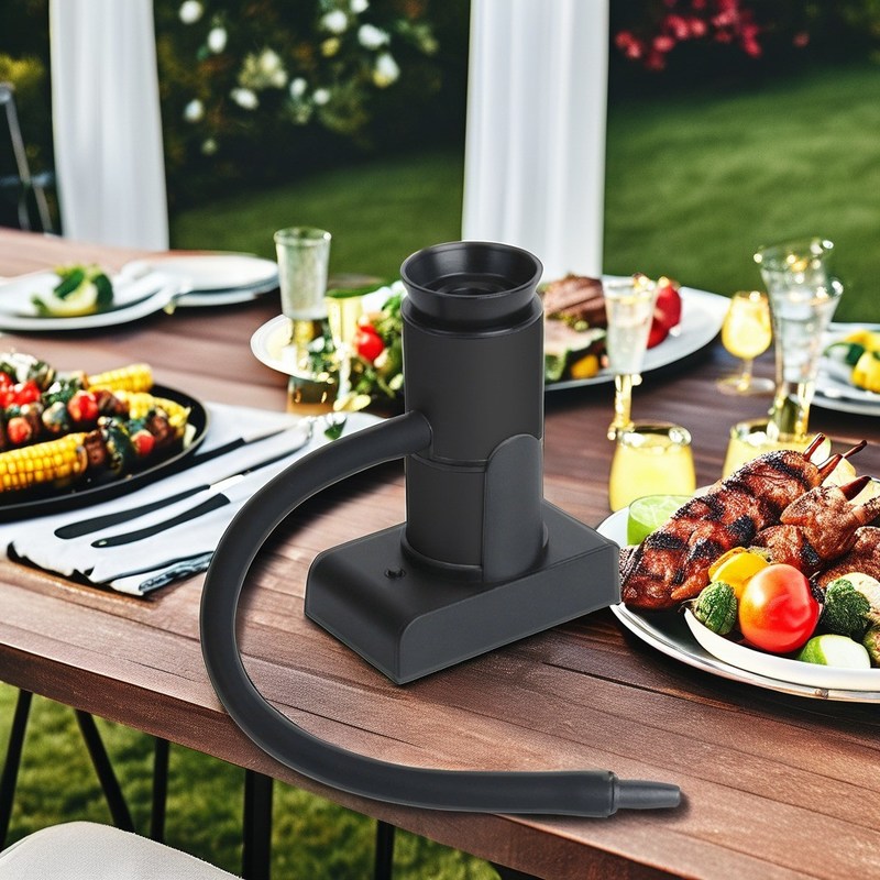 Verbundwerkstoffe Handgriff Rauch-Infuser mit Holzspänen Geschmacksverbesserungsgeschirr