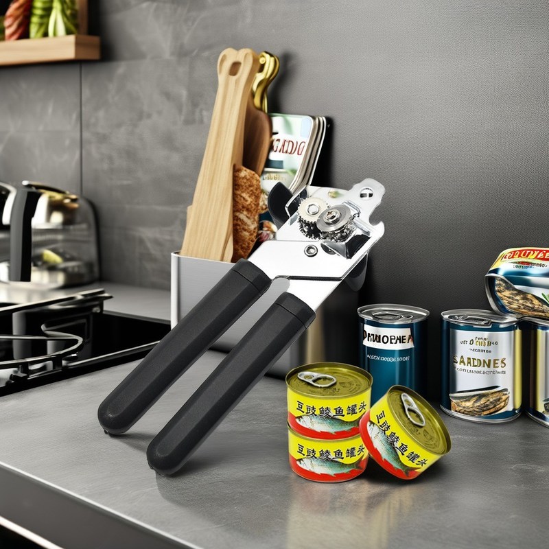 Stärker Kunststoff-Handgriff-Handbuch-Dosenöffner Schlüsselförmiger Metallflaschenöffner für die Küche
