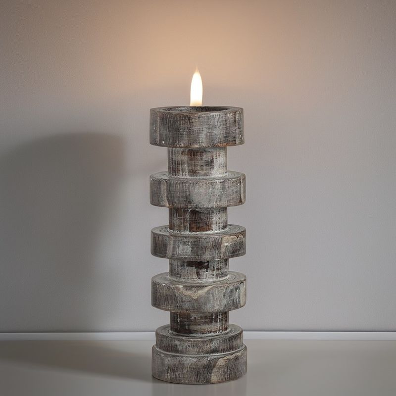 Customized Größen Marmor Kerzenhalter für moderne Silber Säule Stand Home Hochzeit Party