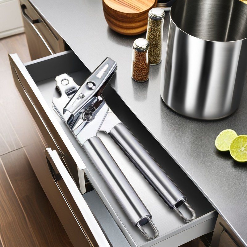 Verbessern Sie Ihre Kocherfahrung 3-in-1 Flaschenöffner Dosenöffner und Korkenzieher Messer