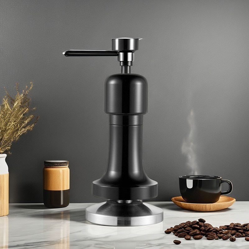 Edelstahl-Hand-Push-Kaffee-Tamper-Stand perfekt für Cafe-Espresso-Tampering