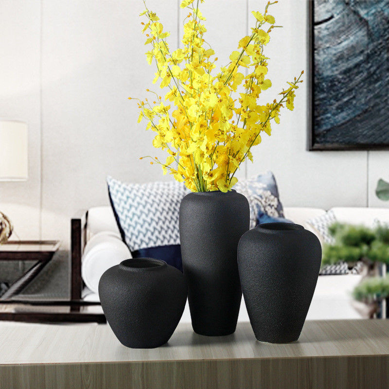Große abstrakte Design Vase Opaque Glasur Moderne Art Deco Stil für Tisch Geschenke Geschäfte