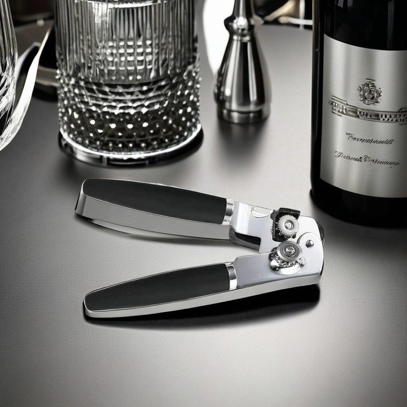 Geschenke Maßgeschneiderte Edelstahl-Handbuch Bierflaschenöffner mit einfacher Kurbel