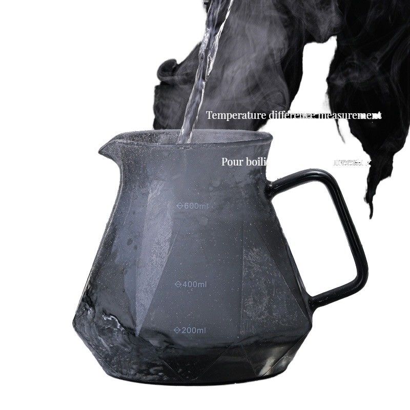 Bürogetränke Kaffee-Tee-Sets Langlebiger Durchsichtiges Borosilikat-Glas-Tropfglas