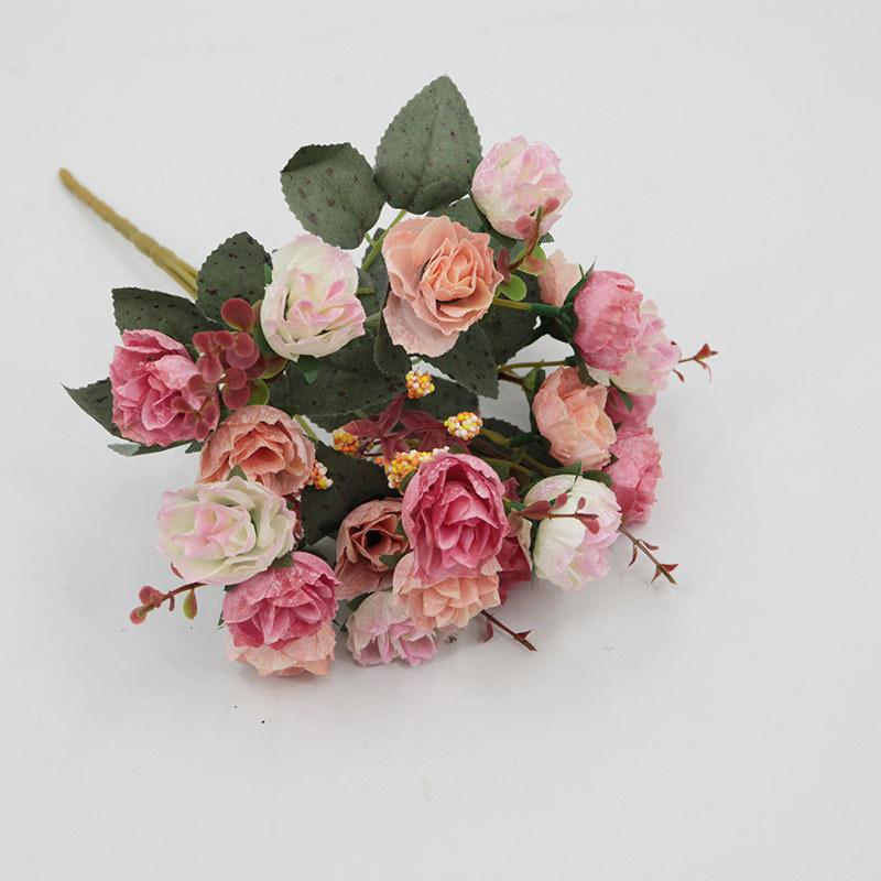 30cm Diamantrosen Herbstrose Blumenstrauß für Hochzeit Zuhause Weihnachtsschmuck und Ornamente