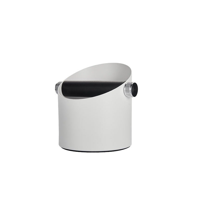 Logo anpassbar Moderne langlebige weiße Edelstahl-Klopfbox für Kaffee-Tee-Tools