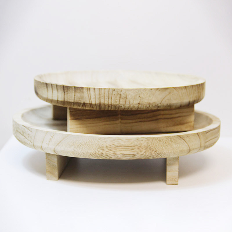 Holz-Display-Stuhl für Backpannen Küchenzähler Brotbrotpannen Typ