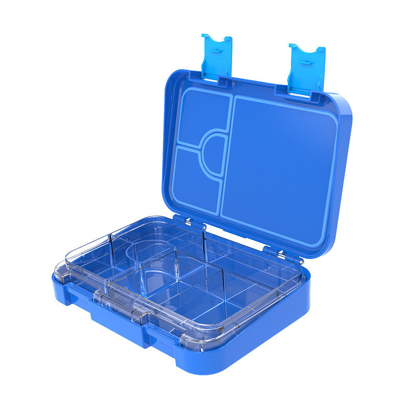 Bequeme, umweltfreundliche, zweistufige, isolierte Bento-Lunchbox für Kinder 21*16*4,5 cm