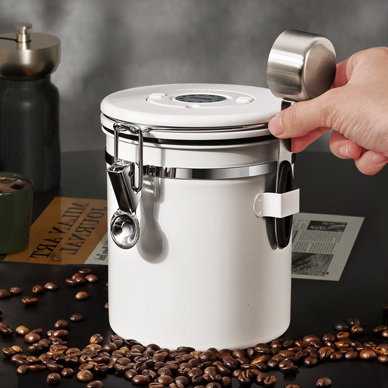 1500 ml Vakuum-Kaffeebohnenbehälter aus Edelstahl für die Küche