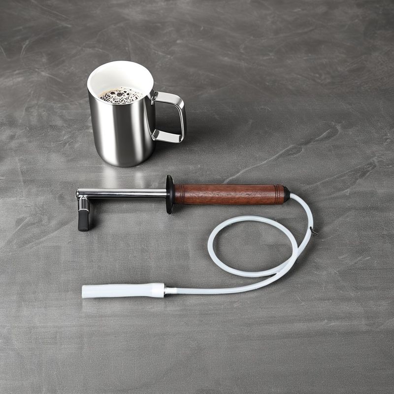 Druckdampf-Anti-Brennen-Handgriff Espresso-Bürste Modernes Design für Kaffee-Tee-Tools