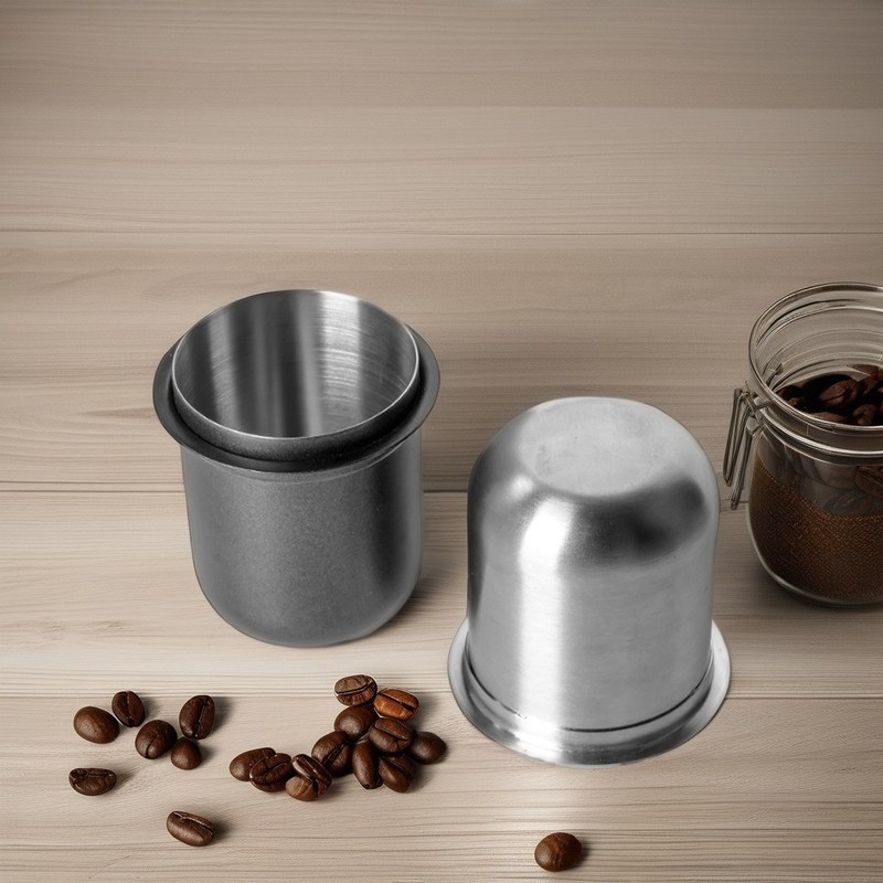 Essenzielle Kaffeedosierungstasse aus Edelstahl mit Hands-Free-Design