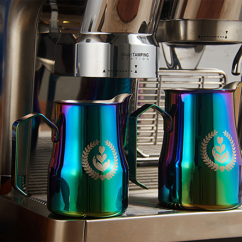 350 ml/500 ml Edelstahl Milchkrug für Kaffee Espresso Special Design AMERICAN STYLE