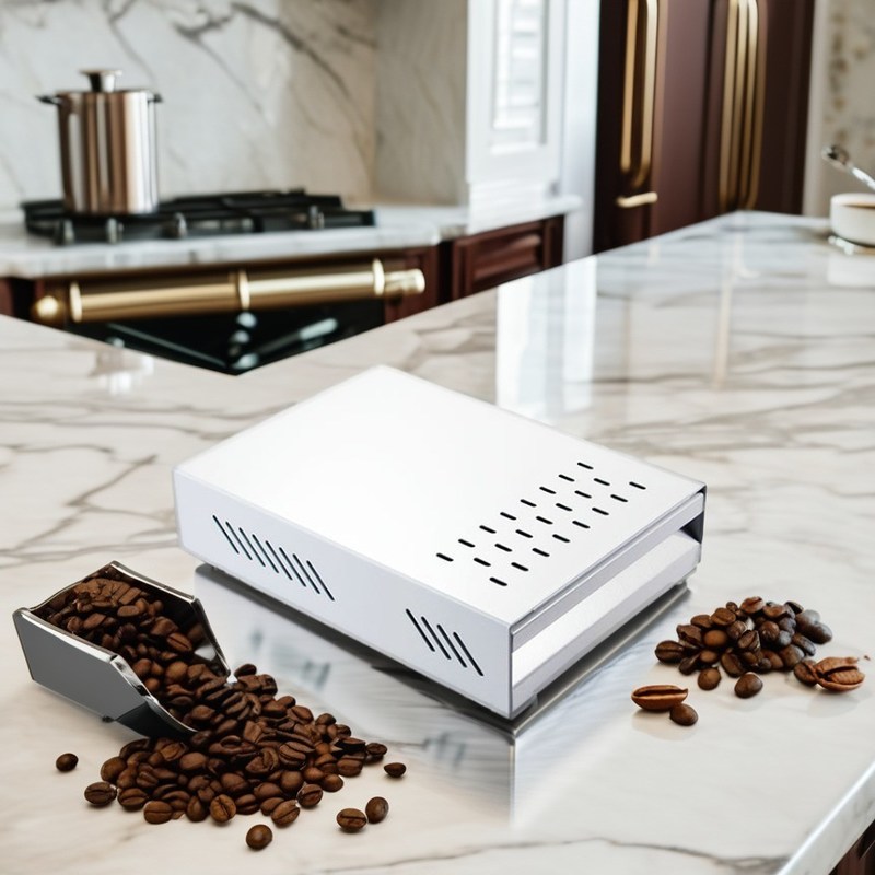 Edelstahl-Schublade-Typ Eimerstange für Kaffeesatz im klassischen Stil