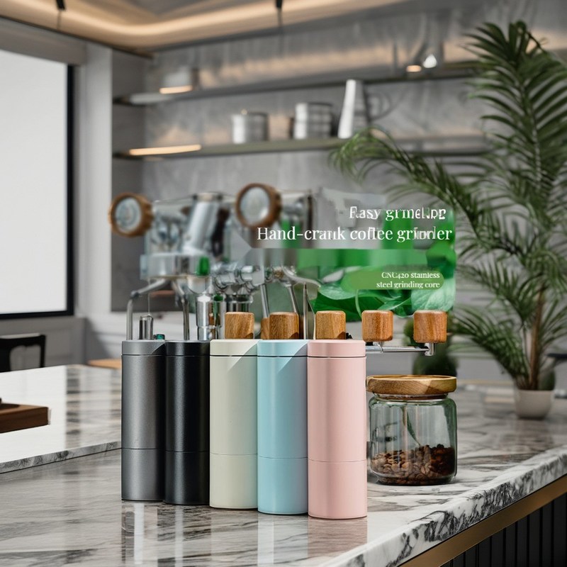 Umweltschonende Keramik-Burr-Hand-Kaffeebohnen-Miller perfekt für Kaffeeliebhaber