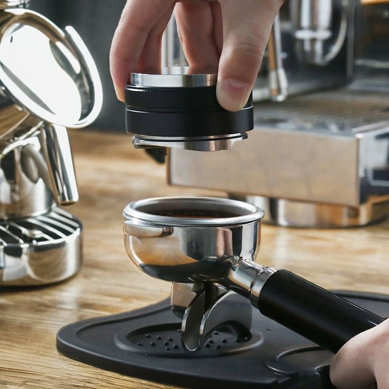 Kaffeebohnen aus Edelstahl-Täuscher-Set 51 mm Haus-/Café-Nebenwerkzeug mit Doppelkopf