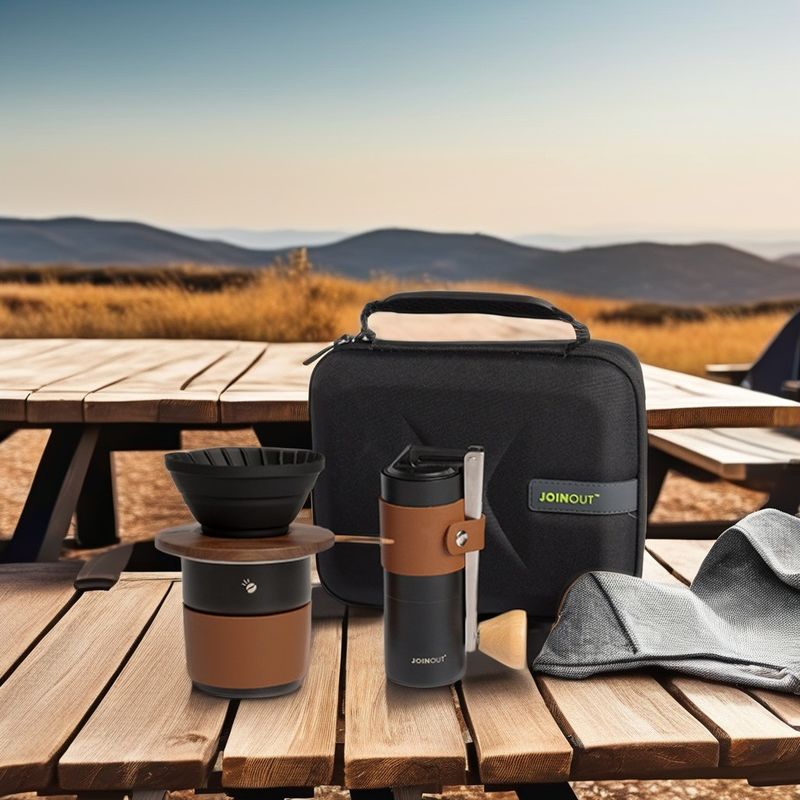 Knochen-Keramik-Filter-Tasse für den Klassischen Design-Stil Outdoor Portable Coffee Brewing Set
