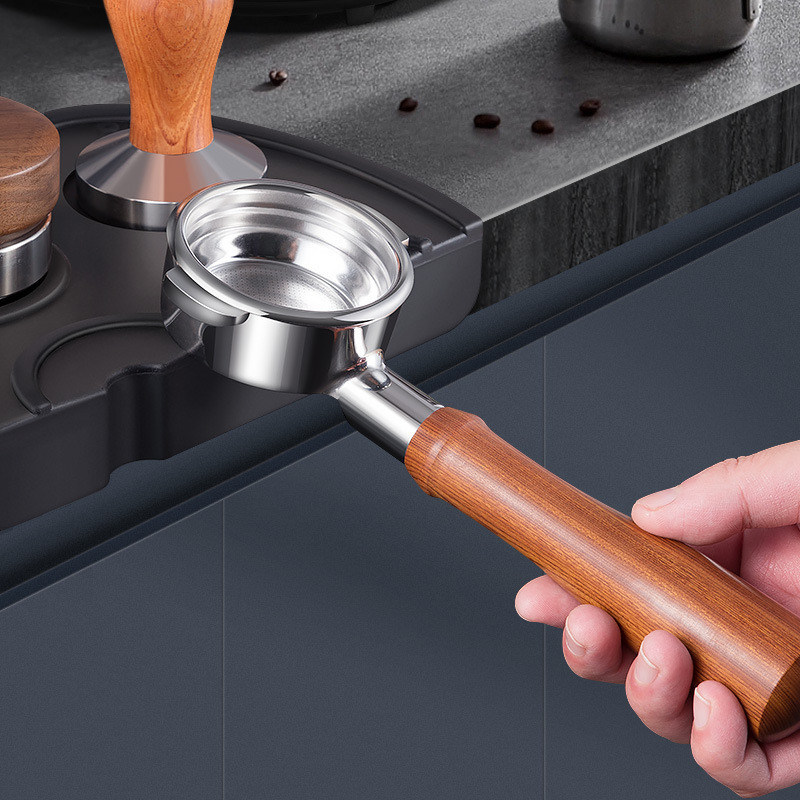 Kaffeepulverpressung 51MM 58MM Magnetholz-Dosierring für Takeaway-Lebensmittel