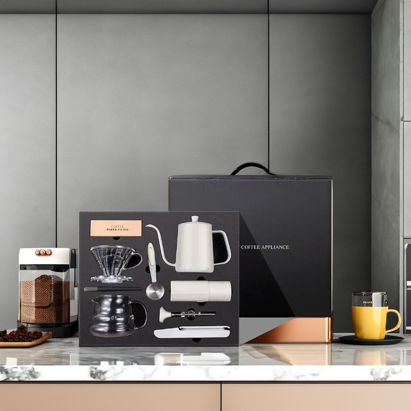 Reisefreundliche manuelle Kaffeemühle mit 48 mm Flachbohr und Edelstahlkörper