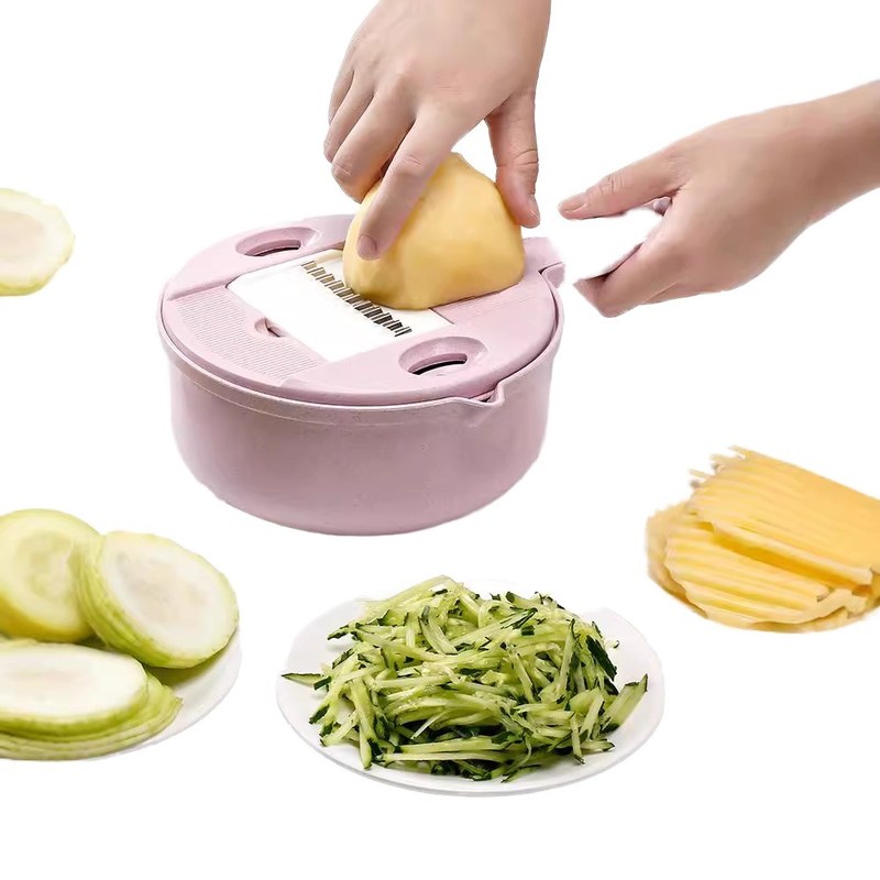 Anzahl der Stücke 1 Hand Gemüseschneider Edelstahl Schüssel Multifunktionswerkzeug