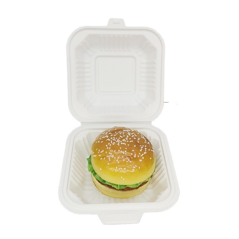 Weiße Lebensmittel Verpackung Einweg-Mikrowellen-Sicherheit Quadratische Kunststoff-Lunchboxen mit Deckel Preise