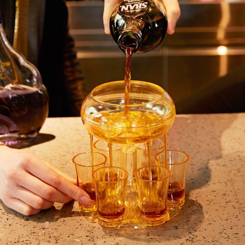 Produktion Weinspender Tasse 6 Schuss Glasspender für Whisky-Kenner