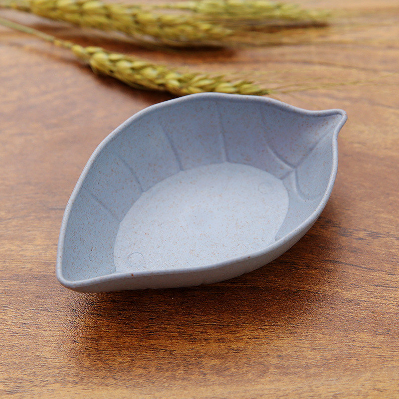 Kreative japanische Besteckplatte mit Blattdesign und individueller Farbe