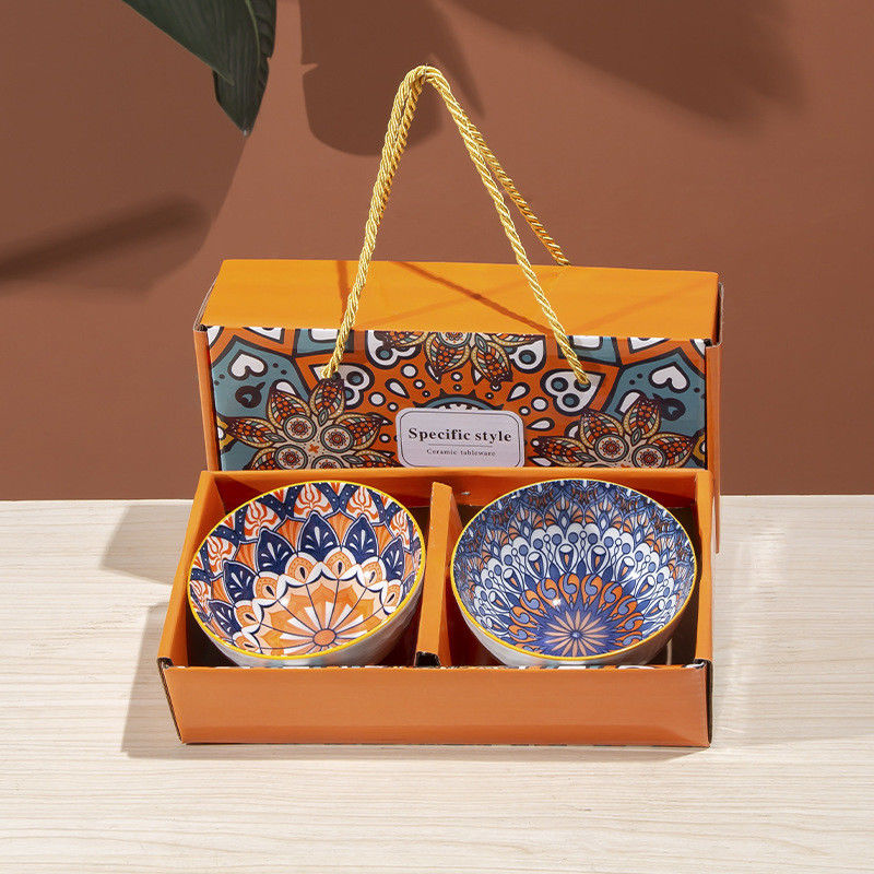 Dinnerware-Typ Schüsseln Porzellan Keramik Schüssel Set für Geschenk Dekoration im Boho-Stil