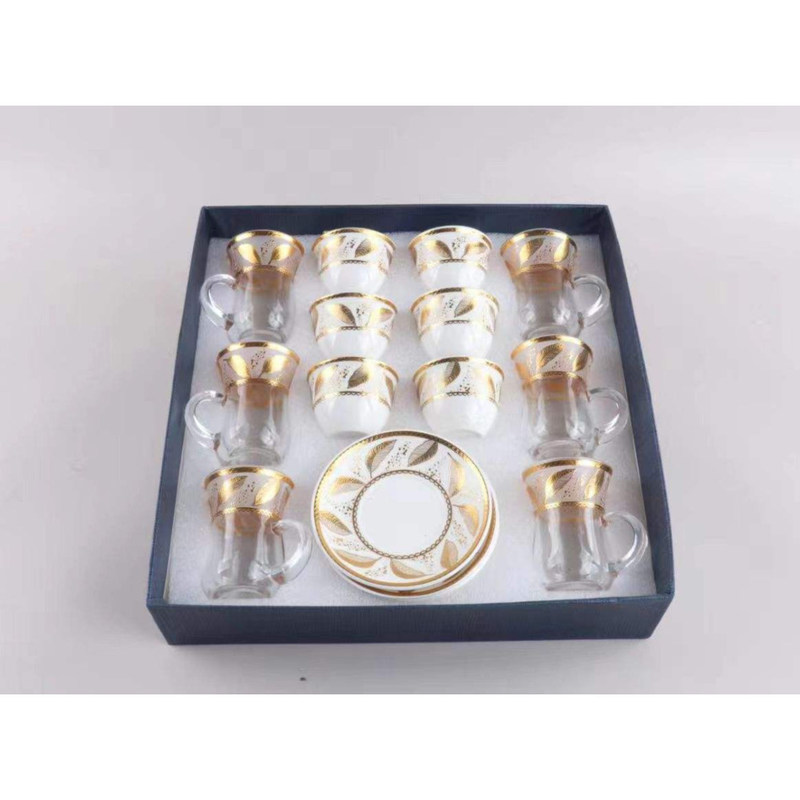 Verpackte Glas-Tee-Tasse und Schüssel Custom Keramik-Kaffee-Tasse Sets